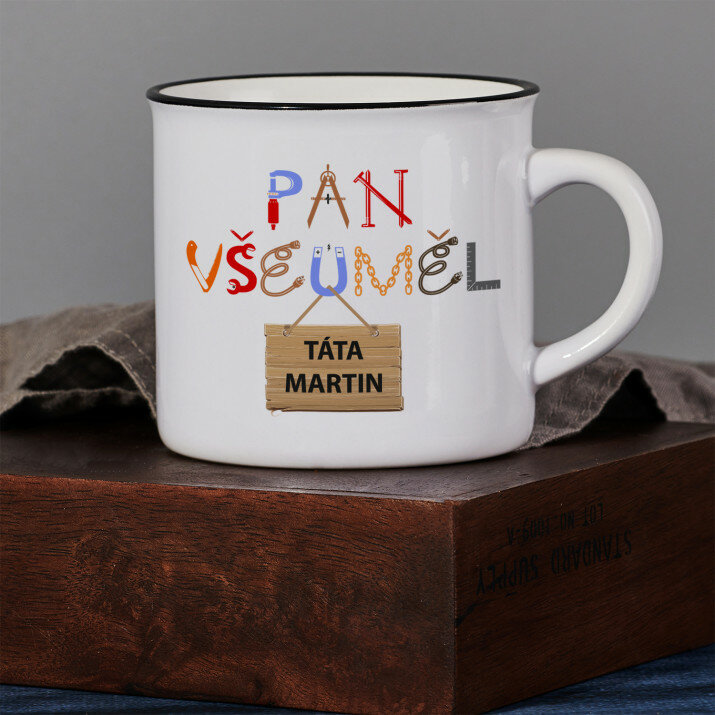 Pan všeuměl - Keramický hrnek