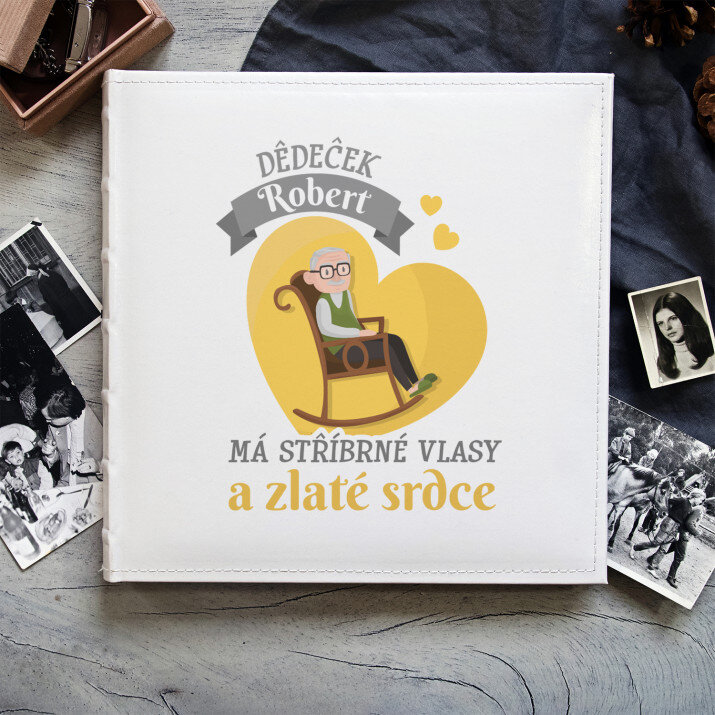 Zlaté srdce - Personalizované fotoalbum Zlaté srdce - Personalizované fotoalbum