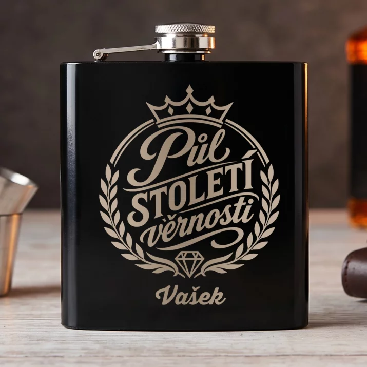 Placatka S Gravírováním K 50 Výročí Svatby Dárek Pro Muže: Půl Století Věrnosti