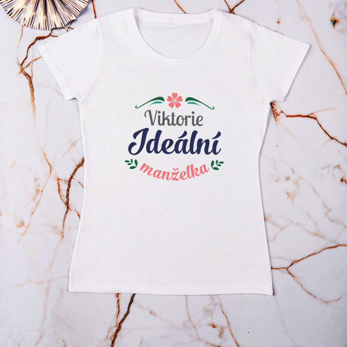 Ideální manželka - Tričko dámské s potiskem
