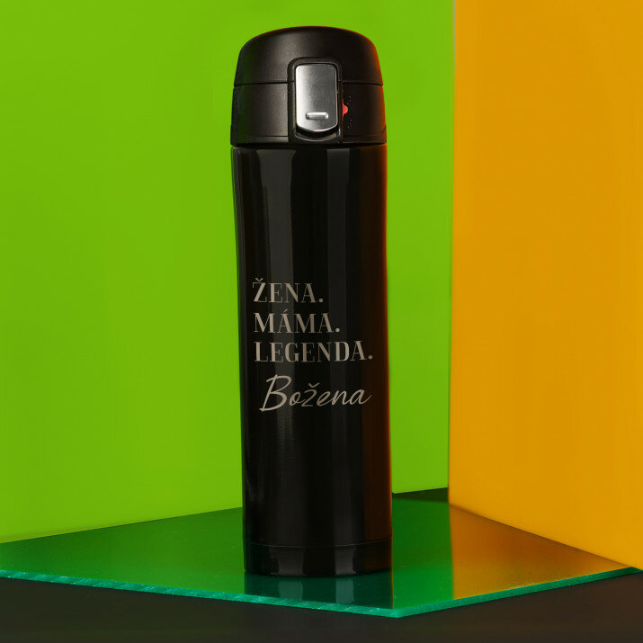 Žena maminka legenda - Termohrnek 440 ml