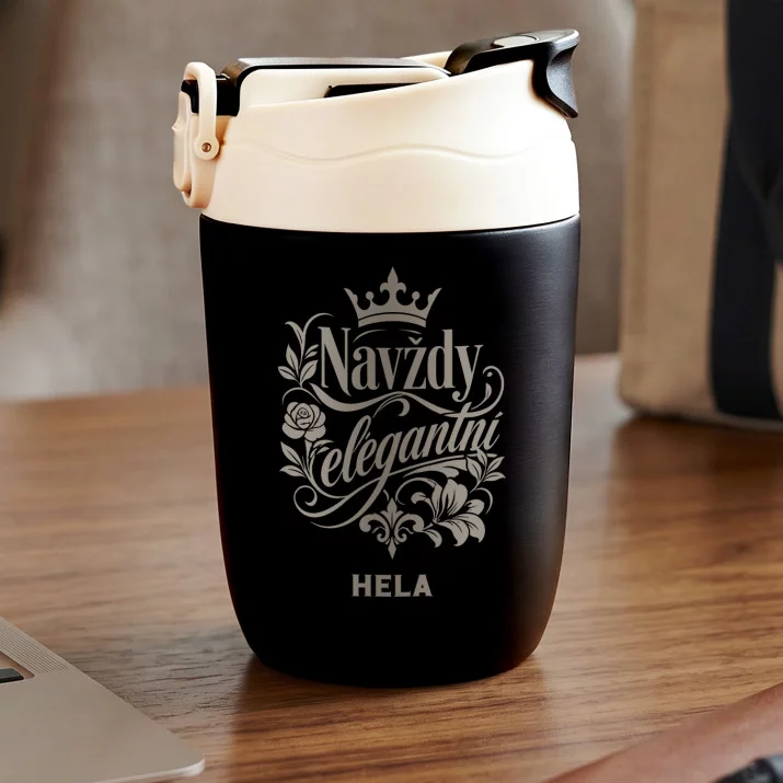 Personalizovaný Termohrnek K 70 Narozeninám Dárek Pro 70Letou Ženu : Navždy Elegantní