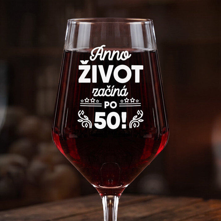 Život se začíná - Velká sklenice na víno