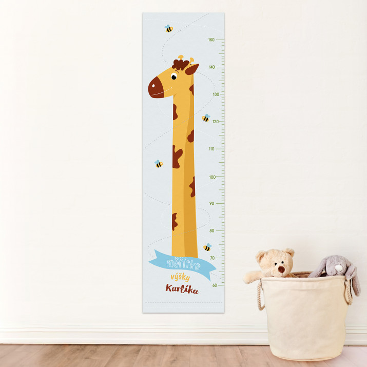 Žirafa a včelky: Měřítko výšky