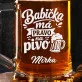 Půllitr Na Pivo Ke Dni Babiček Dárek Pro Babičku Ženu: Babiččina Pivní Nálada Půllitr Na Pivo Ke Dni Babiček Dárek Pro Babičku Ženu: Babiččina Pivní Nálada