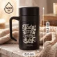 Termohrnek S Uchem 400 Ml Pro Těhotnou Budoucí Maminku Dárek Ke Dni Matek Pro Ženu: Tady Roste Malý Šéf