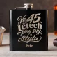 Placatka S Gravírováním Pro 45Letého Muže Dárek K 45 Narozeninám Pro Muže: Ve 45 Letech Plný Síly A