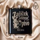 Placatka S Gravírováním Od Velikonočního Zajíčka Dárek Pro Muže: Zajíček Přinesl Pivo Placatka S Gravírováním Od Velikonočního Zajíčka Dárek Pro Muže: Zajíček Přinesl Pivo