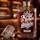 Personalizovaná Karafa Na Whisky K Výročí Dárek K Valentýnu Pro Muže: Král Grilu A Gauče