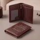 Personalizovaná Kožená Peněženka Pro Hasiče Dárek Pro Muže: Nejsem Superhrdina, Jen Personalizovaná Kožená Peněženka Pro Hasiče Dárek Pro Muže: Nejsem Superhrdina, Jen