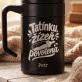 Termohrnek S Uchem 400 Ml Na Zapíjení Miminka Dárek Pro Muže: Tatínku, Žízeň Povolena Termohrnek S Uchem 400 Ml Na Zapíjení Miminka Dárek Pro Muže: Tatínku, Žízeň Povolena