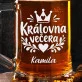 Půllitr Na Pivo Pro Ženu Dárek Pro Ženu: Královská Nálada Půllitr Na Pivo Pro Ženu Dárek Pro Ženu: Královská Nálada