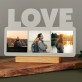 3 fotografie love - Tisk na akrylovém skle LOVE