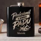 Placatka S Gravírováním Pro Lyžaře Dárek Pro Muže: Profesionál V Umění Pádu
