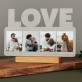 4 fotografie love - Tisk na akrylovém skle LOVE