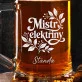 Půllitr Na Pivo Pro Elektrikáře Dárek Pro Muže: Botanický Proud Půllitr Na Pivo Pro Elektrikáře Dárek Pro Muže: Botanický Proud