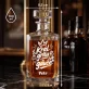 Personalizovaná Karafa Na Whisky Pro Něj Dárek K Valentýnu Pro Muže: Král Grilu A Gauče