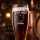 Sklenice Na Pivo S Gravírováním K 10 Výročí Svatby Dárek Pro Ženu: Díky, Že Mě Snášíš