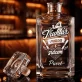 Karafa Na Vodku S Gravírováním Pro Truhláře Dárek Pro Muže: Truhlář Rukou I Srdcem