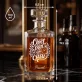 Personalizovaná Karafa Na Whisky Na Konec Jeslí Dárek Pro Muže: Opět Pán Svého Času