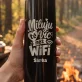 Termoska S Gravírováním K Prvnímu Výročí Vztahu Dárek K Valentýnu Pro Ženu: Miluju Tě Víc Než Wifi