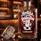 Personalizovaná Karafa Na Whisky Pro Fyzioterapeuta Dárek Pro Muže: Hrdina Každého Pohybu