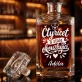 Personalizovaná Karafa Na Whisky Pro Čtyřicetiletou Ženu Dárek K 40 Narozeninám Pro Ženu: Čtyřicet A Stále