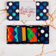 Always love you - HAPPY SOCKS - DOTS – Sada 4 párů pánských ponožek