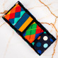 Always love you - HAPPY SOCKS - DOTS – Sada 4 párů pánských ponožek