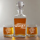 Awesome Whisky - Skleněná karafa na whisky + sklenice