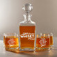 Awesome Whisky - Skleněná karafa na whisky + sklenice