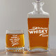 Awesome Whisky - Skleněná karafa na whisky + sklenice