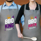 BBQ King&Queen - Sada kuchyňských zástěr
