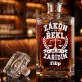 Personalizovaná Karafa Na Whisky Pro Právníka Dárek Pro Muže: Zákon To Řekl, Já To