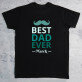 Best dad - černé pánské tričko