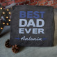 Best dad ever - Deka s výšivkou