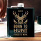 Born to hunt - Placatka s gravírováním