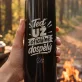 Termoska S Gravírováním K 18 Dárek Pro Muže: Teď Už Oficiálně Dospělý