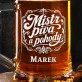 Půllitr Na Pivo Pro Otce Dárek Ke Dni Otců Pro Muže: Retro Whisky Etiketa Půllitr Na Pivo Pro Otce Dárek Ke Dni Otců Pro Muže: Retro Whisky Etiketa