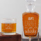 Carafe of whisky - Skleněná karafa na whisky + sklenice Carafe of whisky - Skleněná karafa na whisky + sklenice