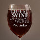 Cheese, Wine&Friends - Gravírovaná sklenice na víno