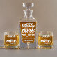 Cure - Skleněná karafa na whisky + sklenice Cure - Skleněná karafa na whisky + sklenice
