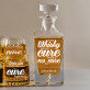 Cure - Skleněná karafa na whisky + sklenice Cure - Skleněná karafa na whisky + sklenice