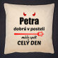 Dobrá v posteli - Polštář dekorační pro dívku