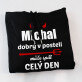dobrý v posteli - Černá pánská mikina