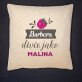 Děvče jako malina - Polštář dekorační