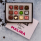 Děvče jako malina - Belgické čokoládové pralinky