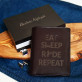 Eat, sleep, ride - Kožená peněženka