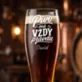 Sklenice Na Pivo S Gravírováním Pro Pivaře Dárek Pro Muže: Pivo Má Vždy Pravdu