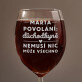 důchodkyně - Gravírovaná sklenice na víno